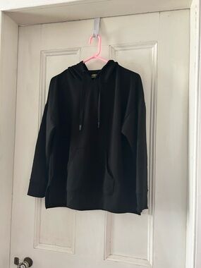 Athletic Works Black Crewneck Hoodie Sweatshirt